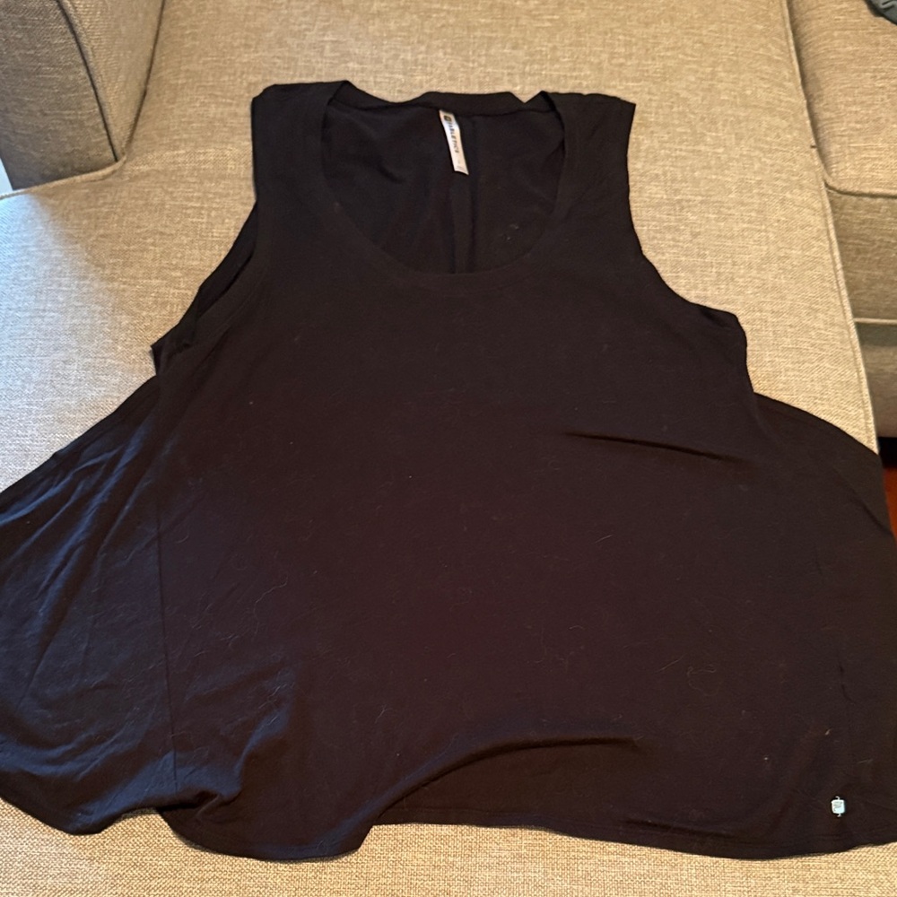 Fabletics Classic Black Tank Top